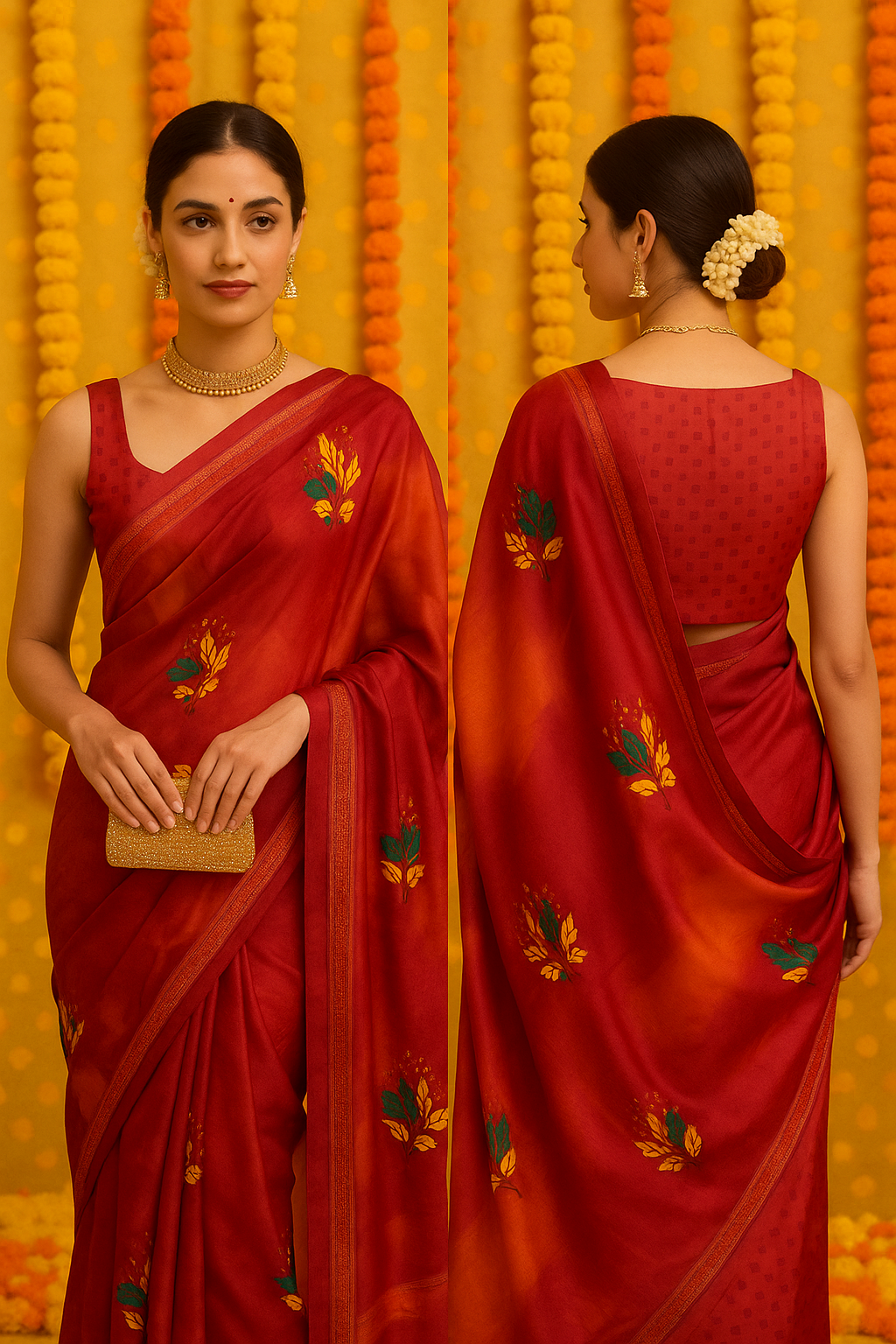 Lightweight Chiffon Saree for Daily wear and Party Functions