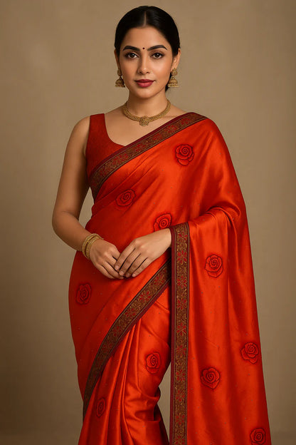 Combo of 2 Digital Printed Crepe Silk Sarees | Premium Festive, Wedding & Party Wear Deal