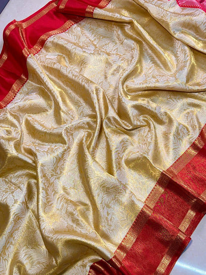 A Designer Banarasi Warm Silk Saree for weddings