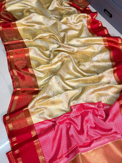 A Designer Banarasi Warm Silk Saree for weddings