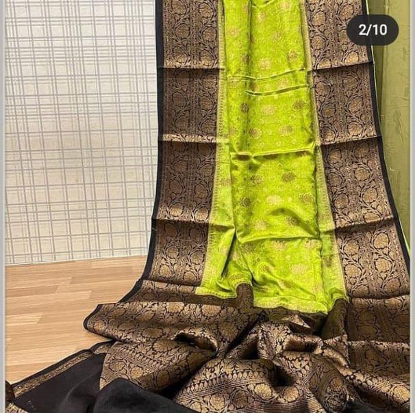 A City of Banaras – Exquisite Banarasi Semi-Georgette Silk Saree