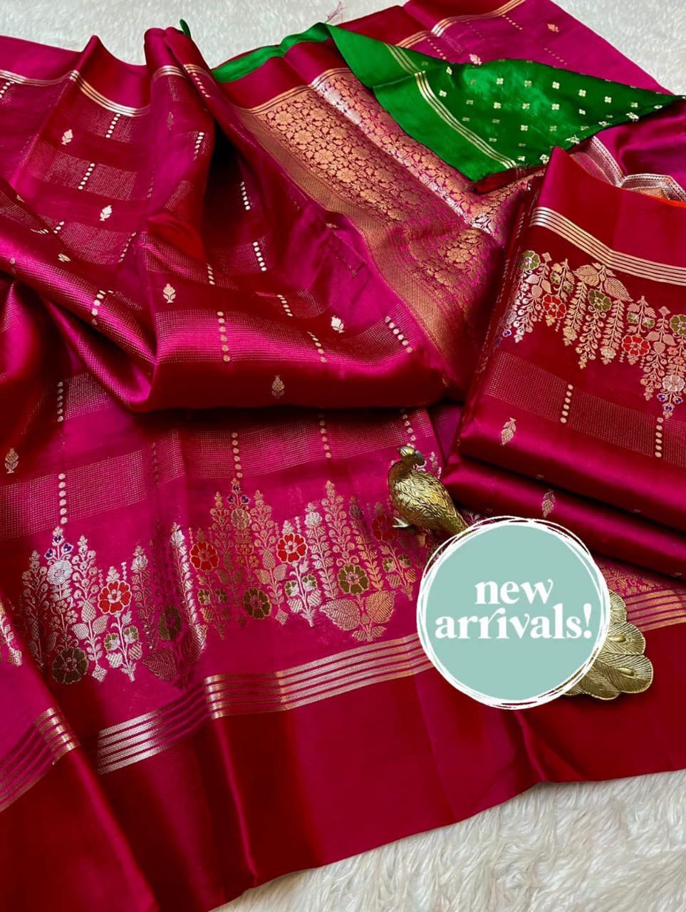 A City of Banaras - Banarasi Daybal Rao Mango Soft Silk Saree