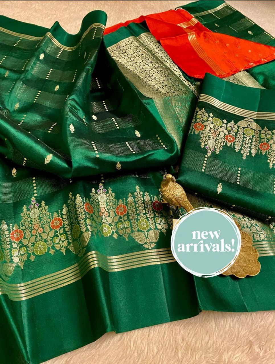 A City of Banaras - Banarasi Daybal Rao Mango Soft Silk Saree
