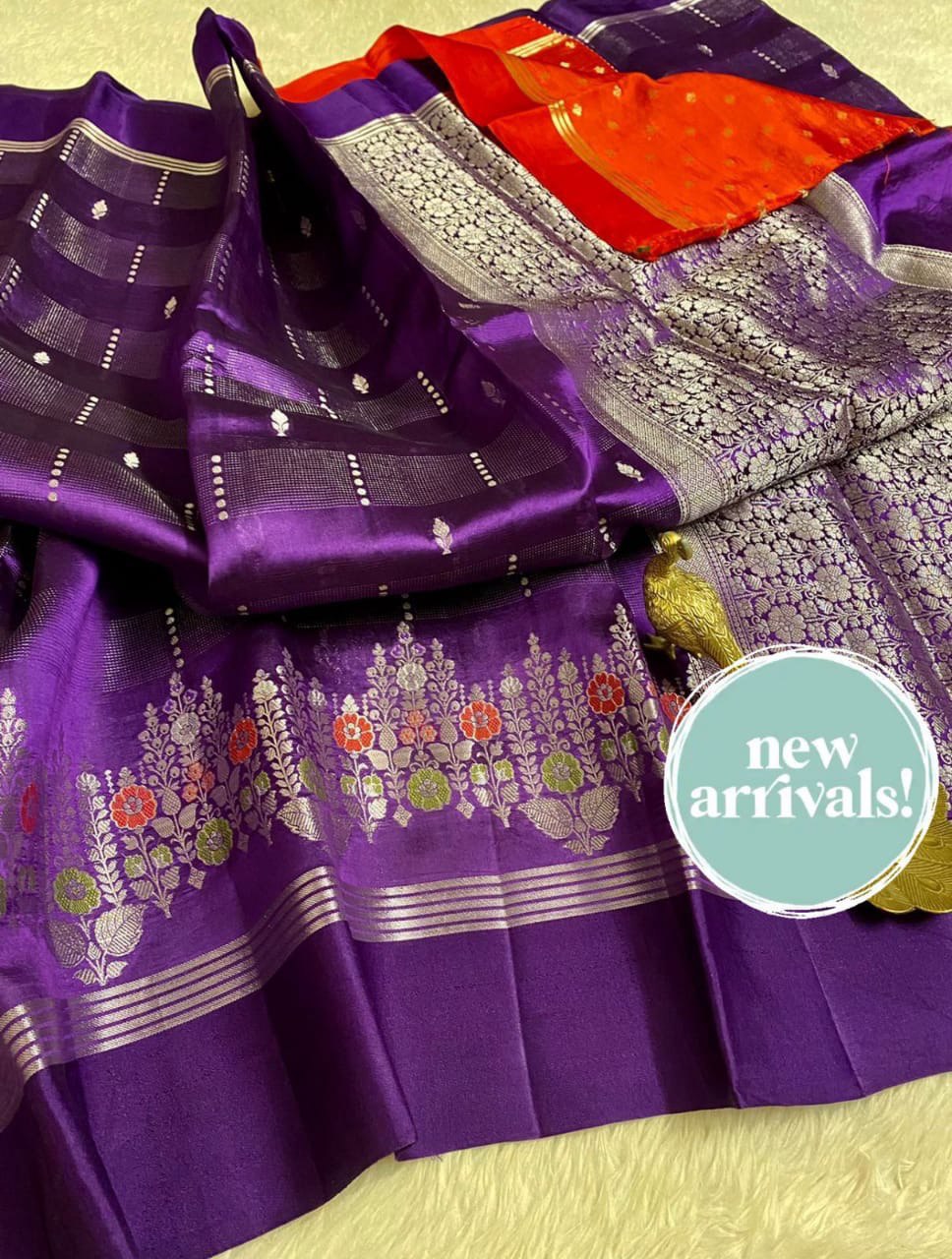 A City of Banaras - Banarasi Daybal Rao Mango Soft Silk Saree