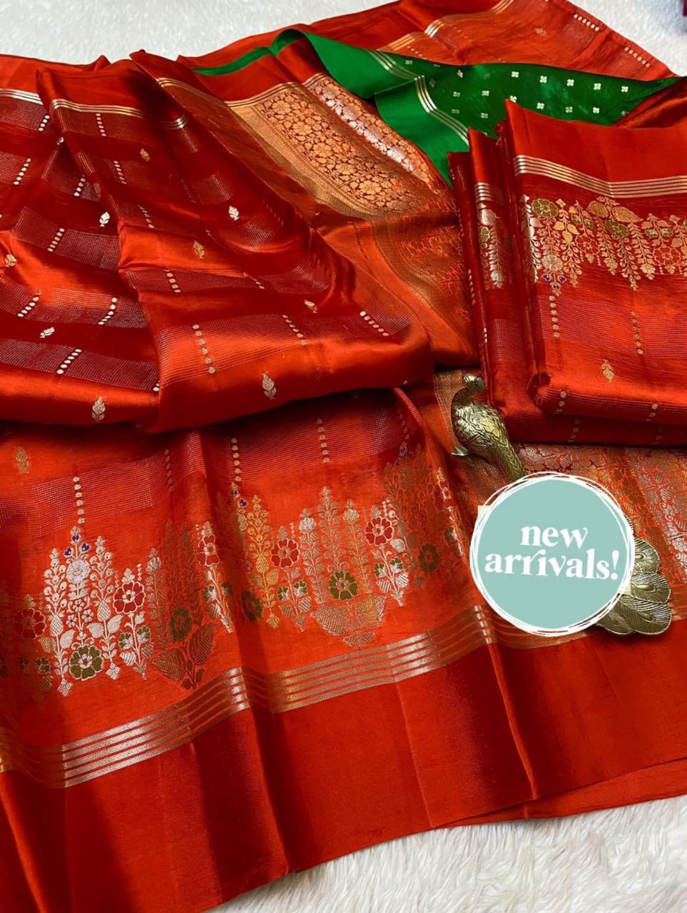 A City of Banaras - Banarasi Daybal Rao Mango Soft Silk Saree