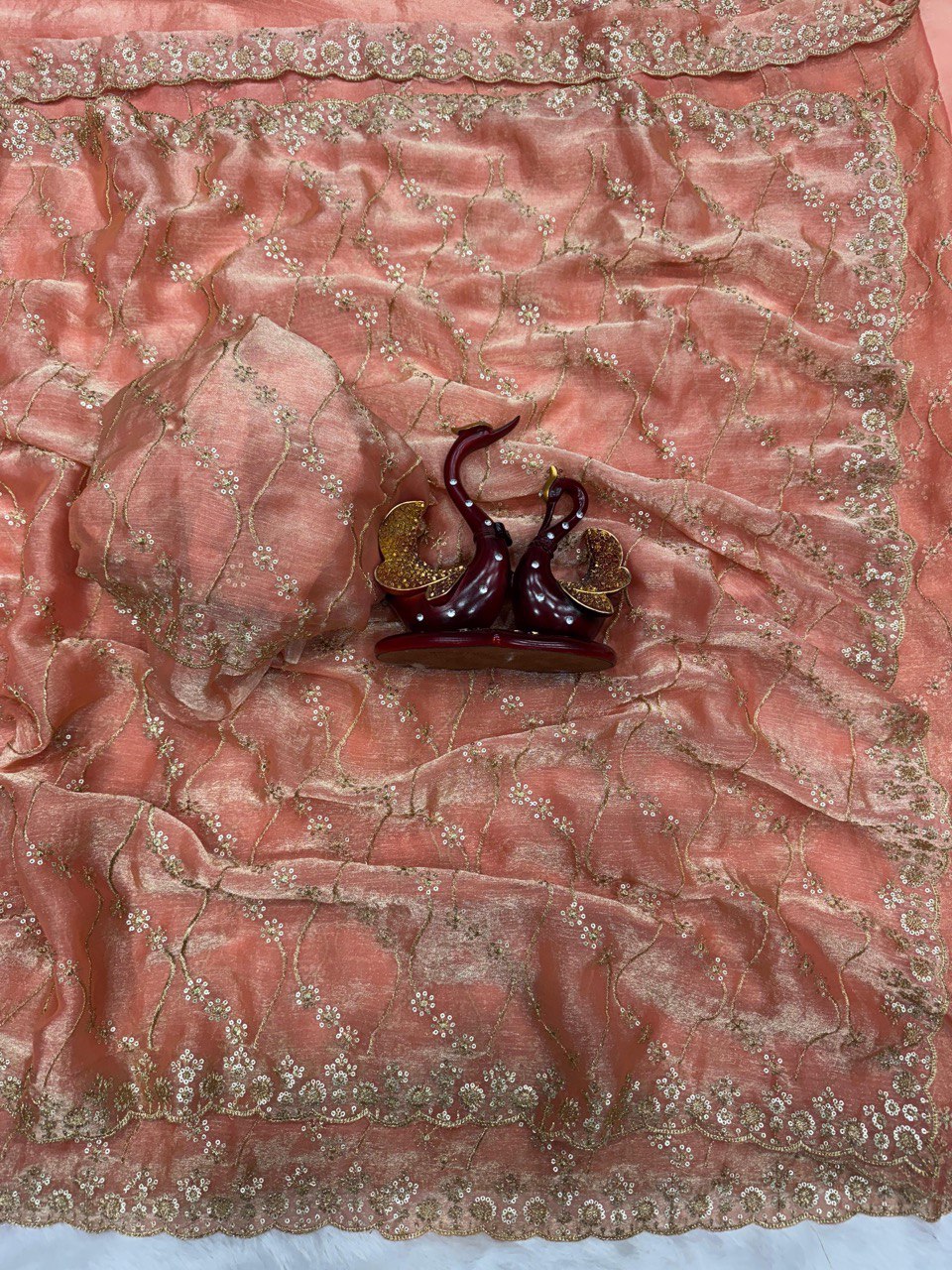 A Beautiful Super Trending Sequins Saree Collection