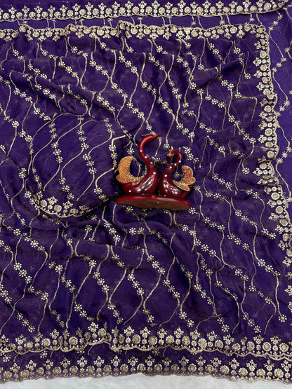 A Beautiful Super Trending Sequins Saree Collection