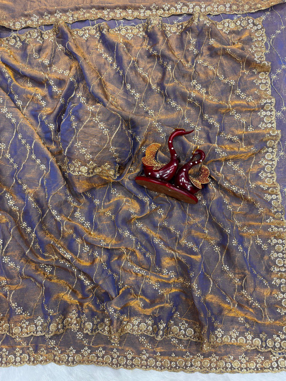 A Beautiful Super Trending Sequins Saree Collection