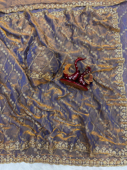 A Beautiful Super Trending Sequins Saree Collection