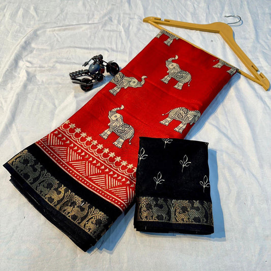 A Hit Premium Dola Silk Saree