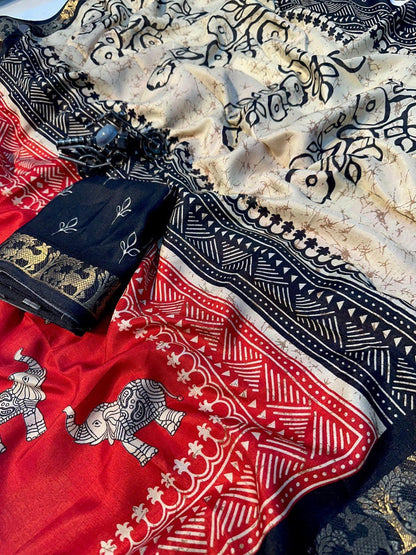 A Hit Premium Dola Silk Saree