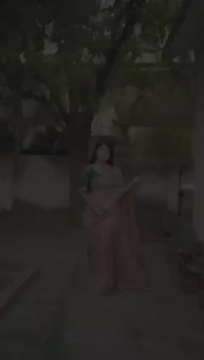 A Adorable & Most Beautiful Designer Banarasi Crush Saree